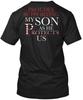 T-shirt Fier Soutien Papa Policier Fabriqué aux États-Unis Tailles S à 5XL #1