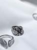Harang Hr 28R_Silver Crack Ring