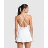 Gymshark Strappy 2 In 1 Dress White B2c6r Wb57