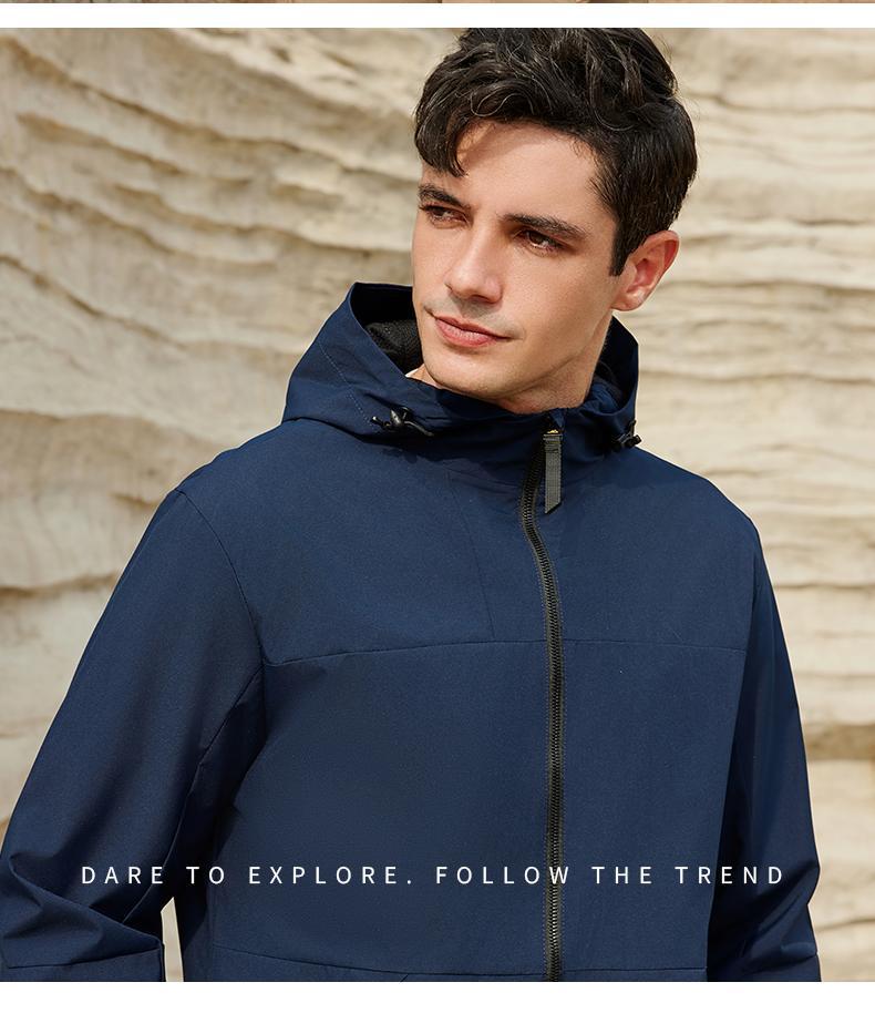 Unisex Thin Shell Windbreaker: Casual Outdoor Jacket for Hiking, Mountaineering, and Autumn Cycling.