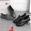 Unisex Waterproof Rain Boots: Fashionable, Lightweight, Non-Slip, Wear-Resistant Rubber Shoes for Fishing and Car Washing.