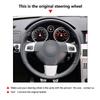 Car Accessories Inner Steering Wheel Leather Cover For Opel Vauxhall Holden Astra H 2004-2009 Signum Vectra C 2005-2009 Zaflra B