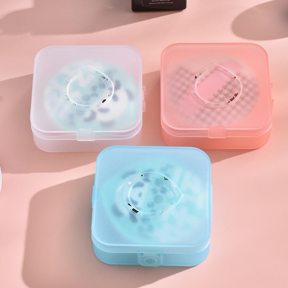 Přenosné úložné boxy na labutěnky Prodyšné pouzdro na make-up Velkoobchodní pouzdro Organizér Držák Puff Spong H6G0