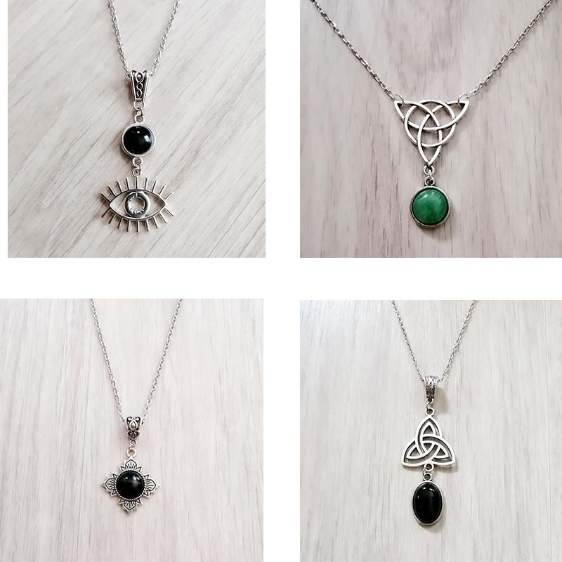 Trendy Gothic Punk Hip Hop Necklace, Personality Charm Pendant, Versatile Fashion Jewelry for Men and Women Gift