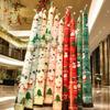 Cute Christmas Cartoon Printed 25CM Long Candle Elegant Paraffin Wax Decoration for Hotel & Restaurant Atmosphere