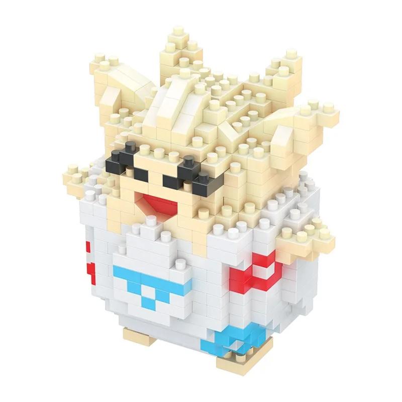 Pokemon Micro Building Blocks Marowak Jigglypuff Gengar Mudkip Piplup Raichu Gyarados Pikachu Mini Brick Figures Toy  For Kids