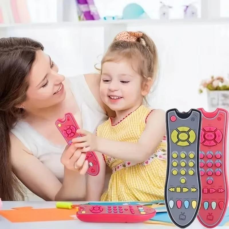 Baby TV Remote Control Kid Musical Early Educational Toy Simulation Electric Numbers Children Learning Toy with Light Sound Gift