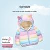 Kinder Kapuzenjacke mit Baumwollfutter - Warmer Cartoon-Print für Jungen & Mädchen im Herbst/Winter