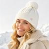Ear Protection Knitted Cap Windproof Pompoms Hat Casual Winter Hat  Outdoor