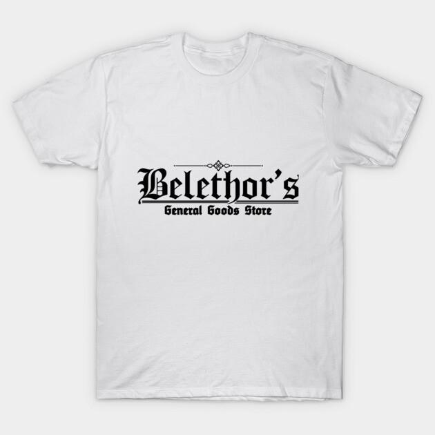 Asian Size Men Black Print T-shirt Belethor S General Good Store No-Cut Print Cotton Tshirt 2XL белый