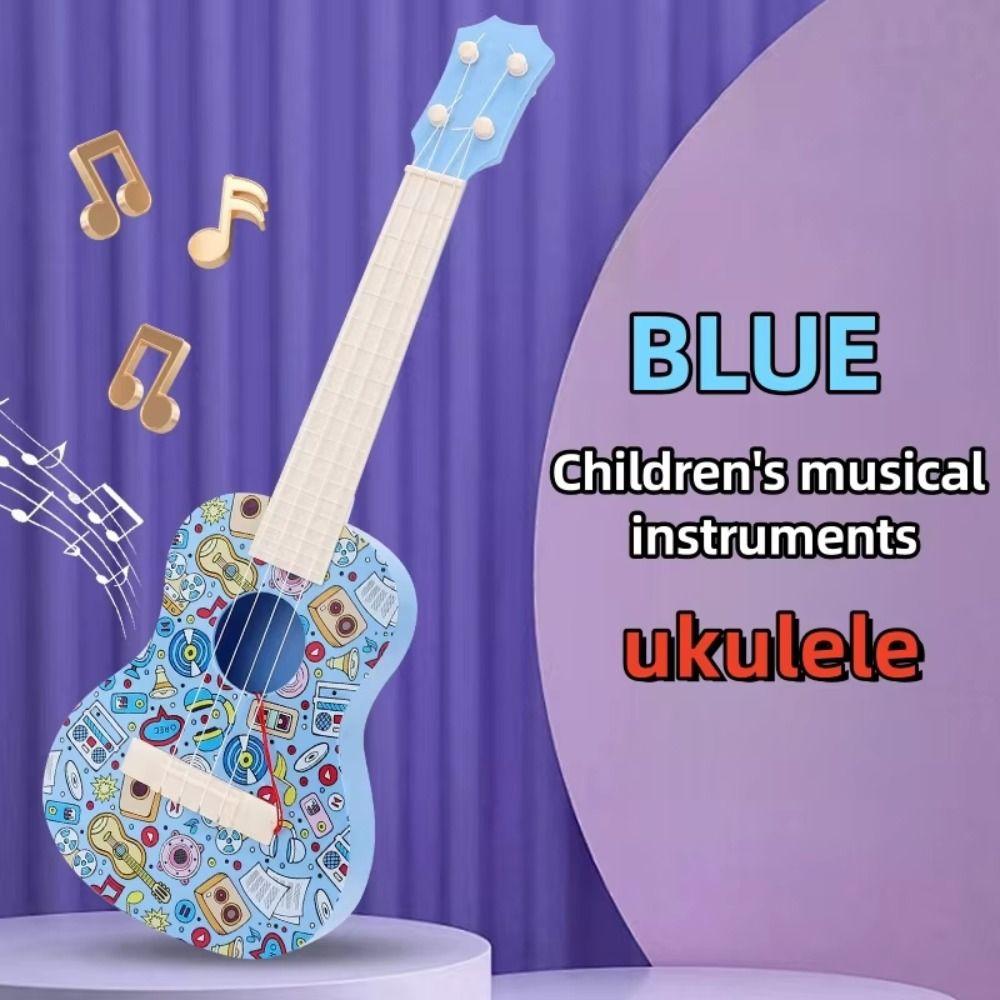 4 Strings Simulation Ukulele Toy Animal Musical Instrument Toy Children Guitar Toy  Play Activity