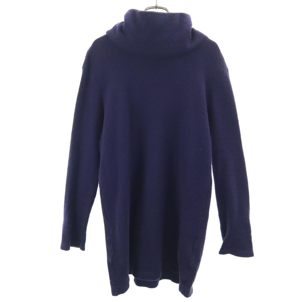 Hatra Made In Japan Long Sleeve Turtleneck Sweater S Navy Men's Used