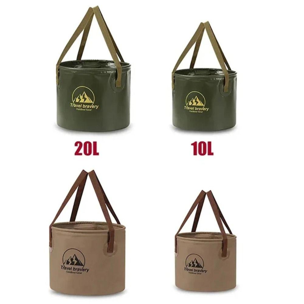 Collapsible Camping Foldable Sink Plastic Car Wash Bucket Car Folding Bucket  Gardening