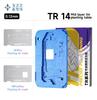 Xinzhizao 26 IN 1 Middle Frame Reballing Stencil Plant Tin Platform for Iphone X 11 12 13 14 15 16PM Motherboard Soldering Tools