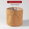 Large Waterproof Washable Kraft Paper Storage Bag for Refrigerator or Desktop Organization, Thickened for Durability, Flower Pot Cover