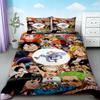 Luffy Duvet Cover Set One Piece Anime Cartoon Bedding Set Quilt Cover Comfortable For Bedroom Dormitory Teens Gifts