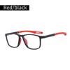 1 pair of foldable portable square frames suitable for daily wear with durable lenses
