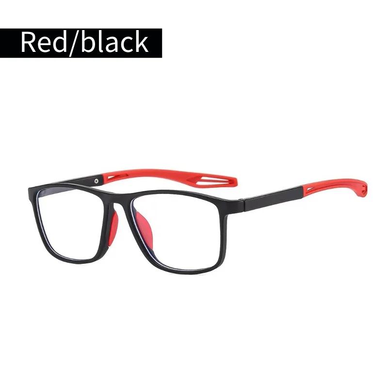 1 pair of foldable portable square frames suitable for daily wear with durable lenses