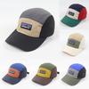 Vintage American Style Fivepanel Cap With Breathable Polyester For Outdoor Sun Protection