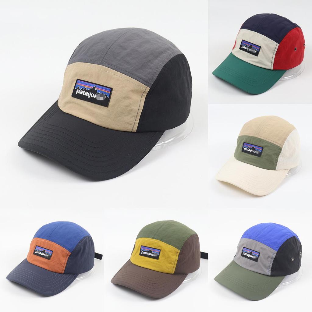 Vintage American Style Fivepanel Cap With Breathable Polyester For Outdoor Sun Protection