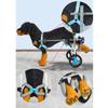 Dog Wheelchair 4 Wheels, Small/Medium Pet Rehabilitation Assisted Walking Wheelchair