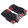 Half Finger   Cycling Protective Gloves AntiSlip Brthable   Gloves(Red )