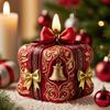 Christmas Gift Box Silicone Candle Mold For Candle Soap Holiday Decoration Multipurpose Silicones Mould For Epoxy Resin