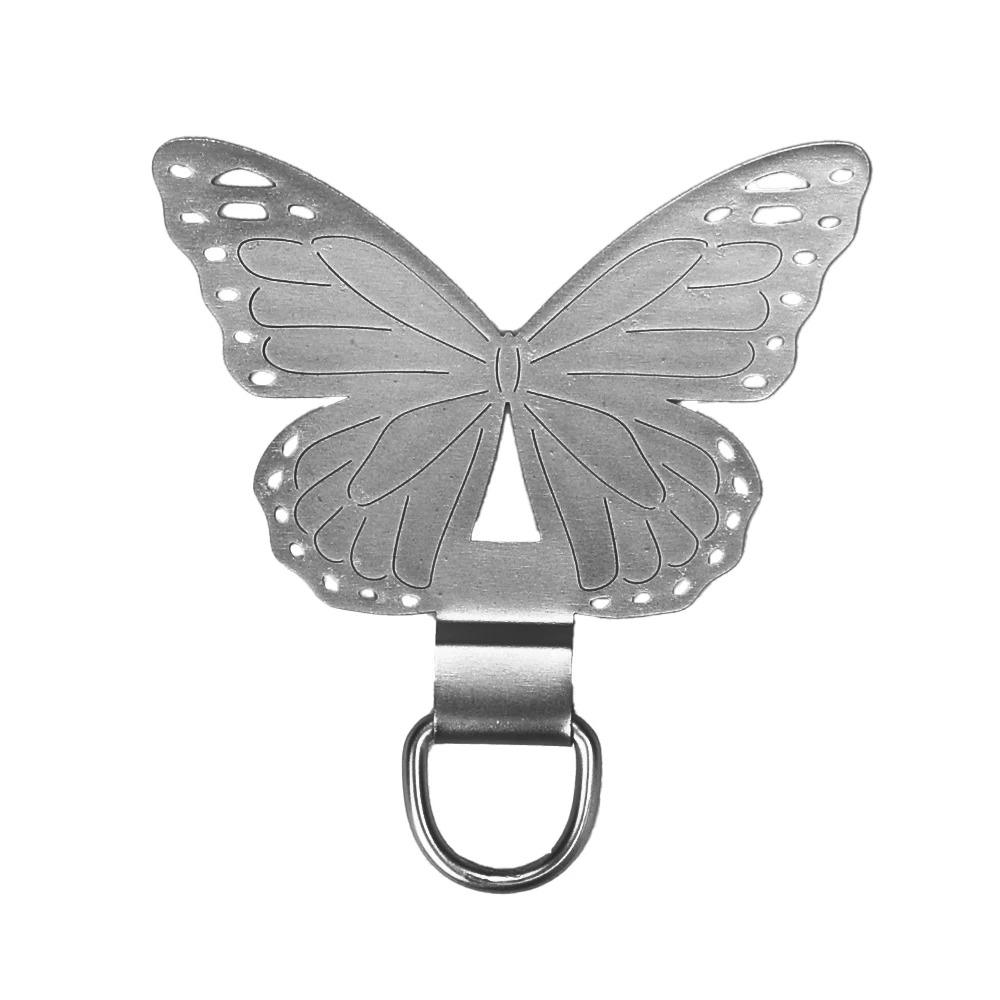 Butterfly Shaped Phone Lanyard Clip Patch Ultra-thin Strap Fixed Gasket  for Mobile Phone