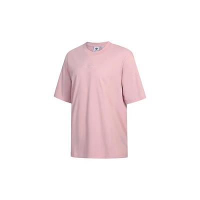 adidas Originals PASTEL T Shirts Men's Pink Crew Neck Moderate Straight Fit (Unisex) T-Shirts GL6148