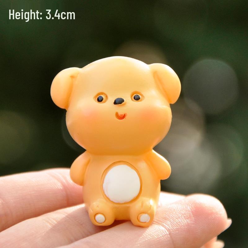 Chinese Zodiac Animal Resin Mini Ornaments for Desk and Car Decor