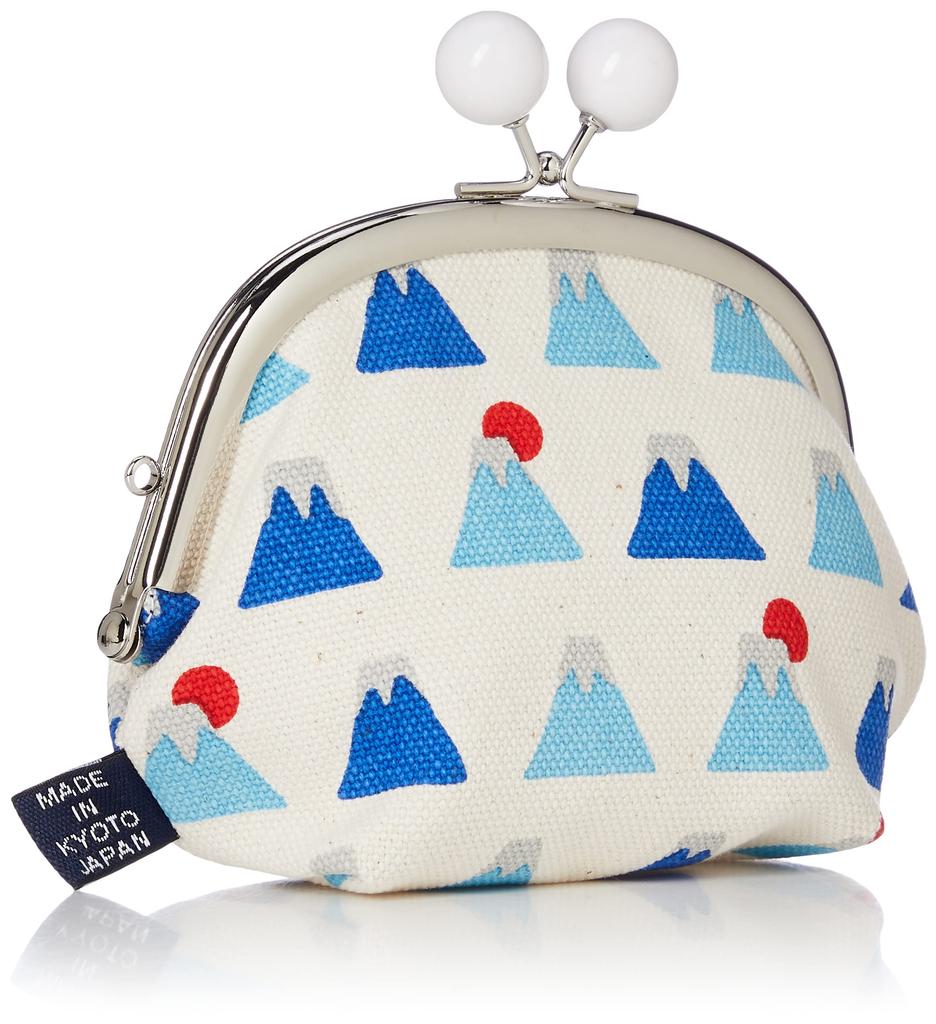 Purse Gusset and Fuji Mount Fuji Purse [Maeda Senko] [Goshiki Hanpu-do] 3.5-inch (with Beads) (Mount Series) 334-30003-000