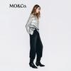 MO&Co. Women's High-Waist Straight-Leg Drawstring Pants