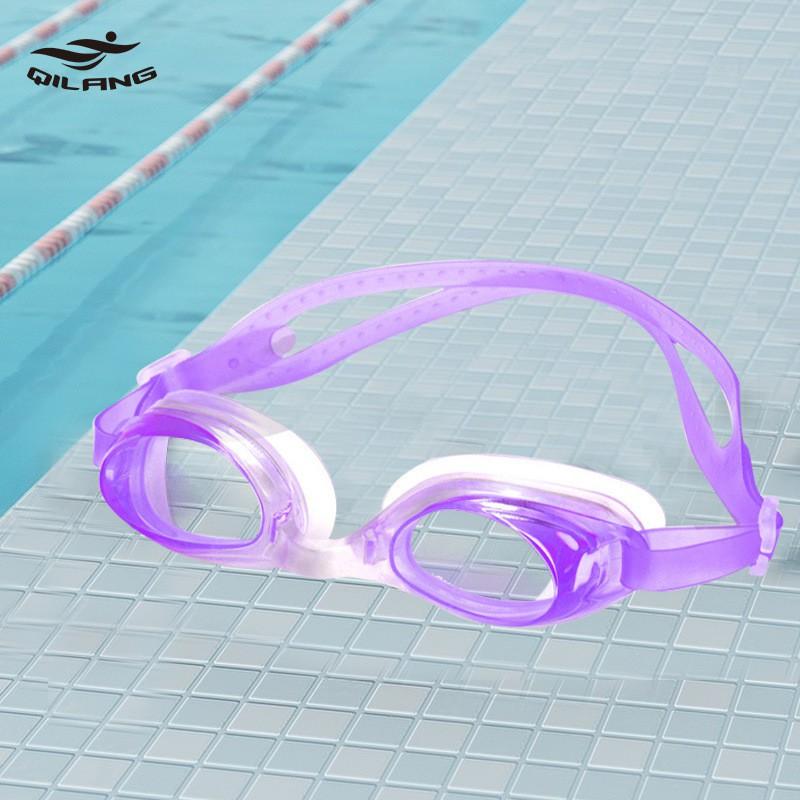 Adult Anti-Fog Waterproof Swim Goggles HD Lens Swimming Diving Glasses With Earplugs