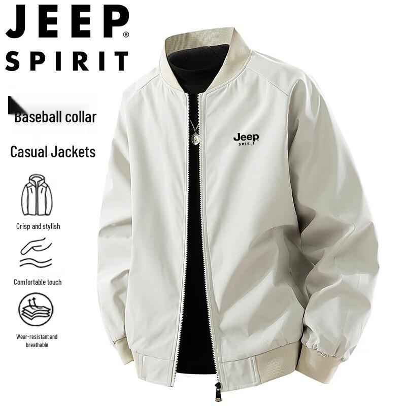 JEEP SPIRIT Men's Casual Baseball Jacket
