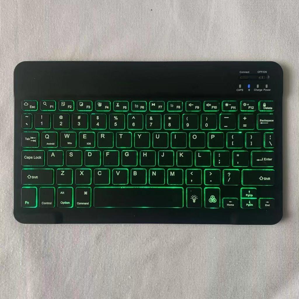 RGB Backlit Bluetooth Keyboard & Silent Wireless Mouse for iPad, Huawei & Tablets