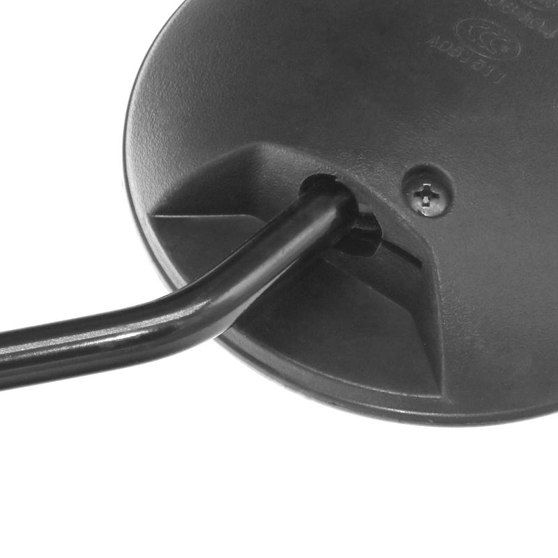 LMoDri Free Shipping New Universal Motorcycle Rounded Side Back View Mirror Motorbike E-bike Scooter 10mm 8mm Rearview