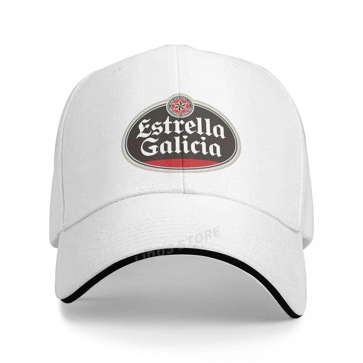 Estrella Galicia Beer Spain бейсболка шляпа лето черный весна Casquette мальчики однотонный цвет рыба женщины хип-хоп Adjustable