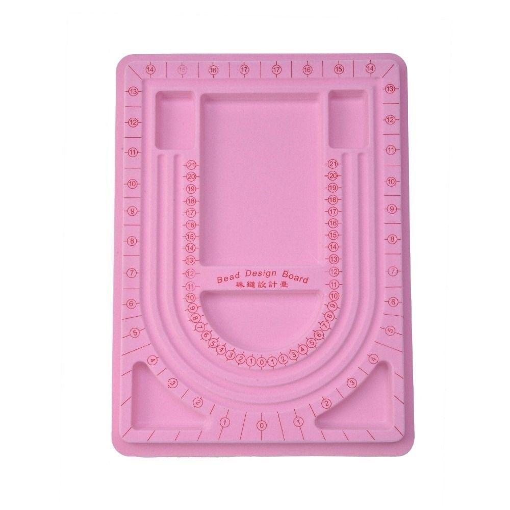 Convenient Bracelet Necklace Tray Colorful DIY Jewelry Making Beading Board Beading Accessories