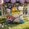 Anime cartoon R-Rugrats Cushion Cover Home & Car Dual-Scene Pillow Cover: Reversible for Premium Comfort