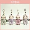 Plush Lazy Mouse Keychain With Polyester Fiber For Backpack And Bag Decor