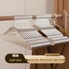 Nine-Piece Seamless Space-Saving Adult Clothes Hanger Set | Wide-Shouldered, Stainless Steel & Aluminum Alloy Hangers for Drying
