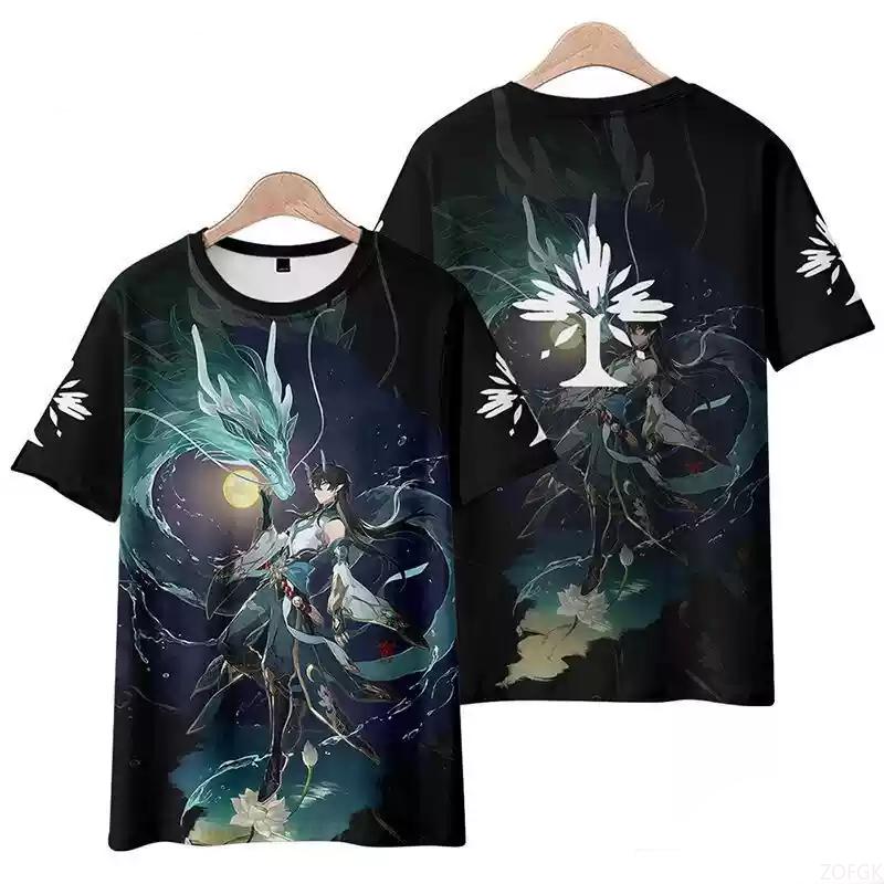 Role Playing Game 3D Printed T Shirts Men Women Short Sleeve O-Neck T-Shirt Harajuku Y2k Tops Clothing