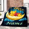 Moon Bear Customize Your Name Blanket Warm Comfortable And Soft Blankets Are Suitable For Home Lunch Break Blanket Office Sofa Sofa Gift To Relatives