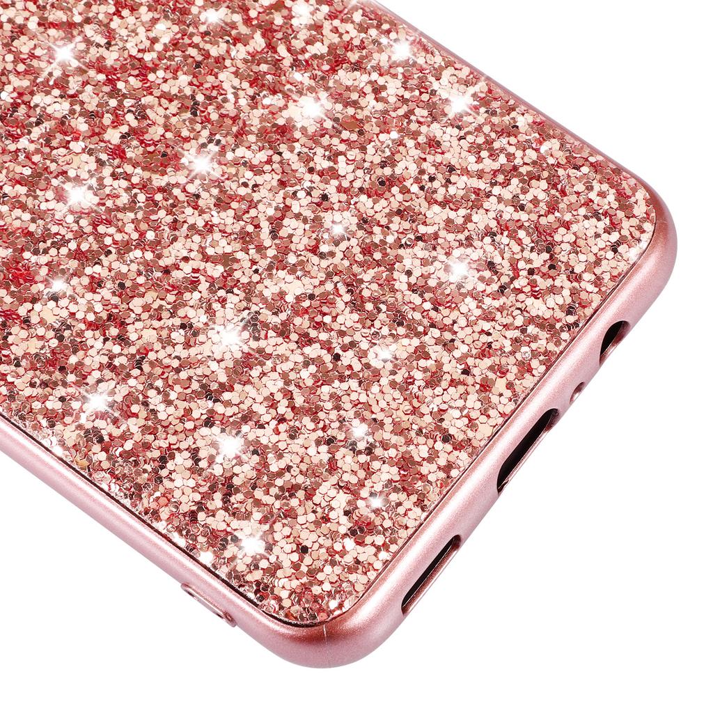 Pro Samsung Galaxy A56 5G Pouzdro TPU+PC Třpytivý Glitter Kryt na zadní stranu telefonu