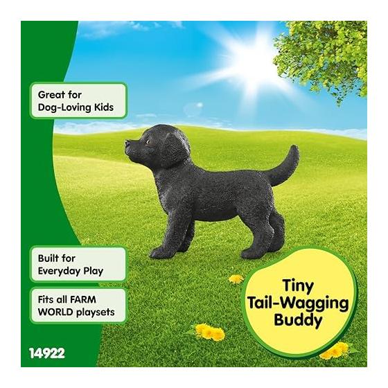Schleich Farmworld Black Labrador Retriever (pup) 14922