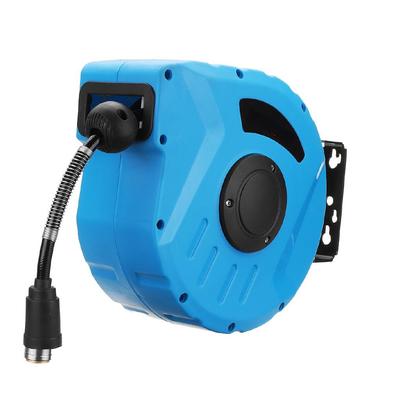 10M 1/4" Wall Mount Retractable Auto Rewind Air 260PSI Compressor Hose Reel 33*16*28.5CM