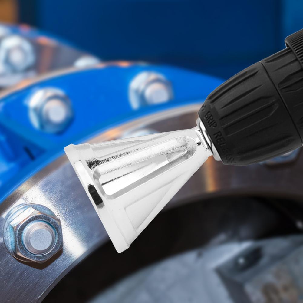 Deburring External Chamfer Tool Bit Die Steel Remove Burr ToolTriangular Shank Silver