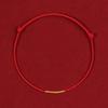 Hand Braided Red Rope Bracelet with Lucky Bead Adjustable Couple Anklet for Valentine Gift Wrist Wear