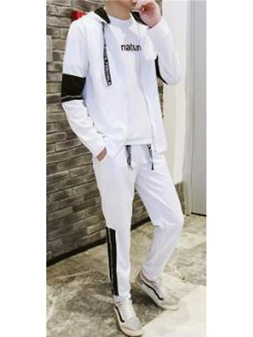 

Мужской комплект-двойка осень 2019: Худи и спортивная куртка в японском корейском стиле XL