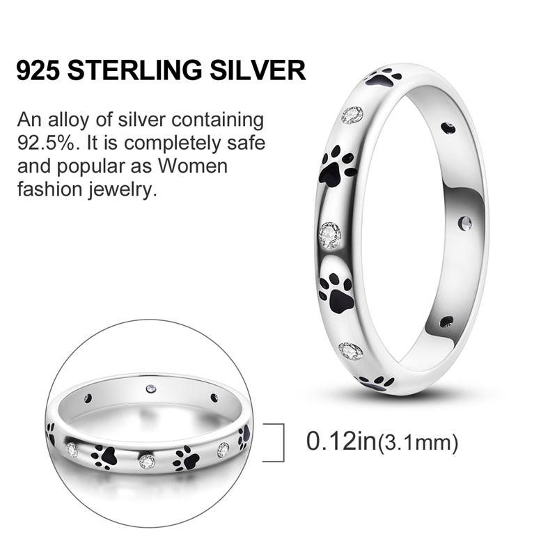 New 925 Silver Rings Zircon Sparkling CZ Rings Rings For Women Original Wedding Fine Jewelry Accessories Gifts